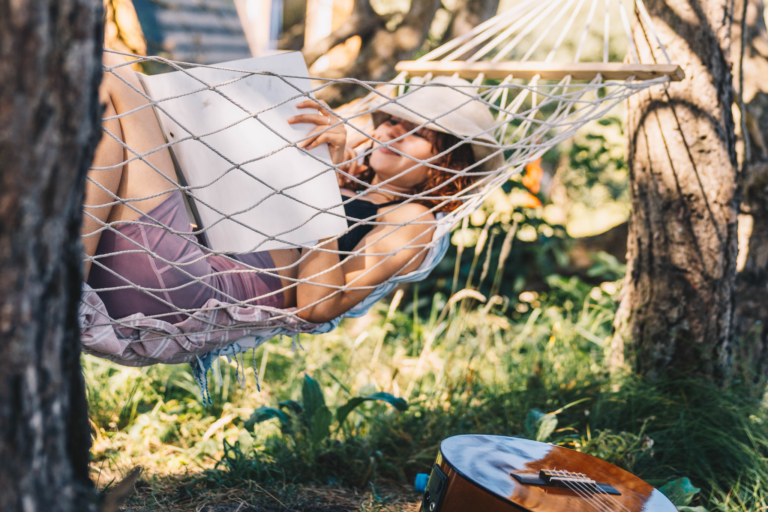 Surfana Bloemendaal Kamping De Lakens surf vakantie hangmat